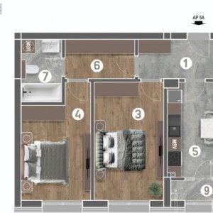 Cavar Residence-Postalionului | 3 camere | decomandat | Comision 0% | 2 bai
