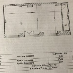 Spatiu Comercial | 70 mp | Centrala Proprie